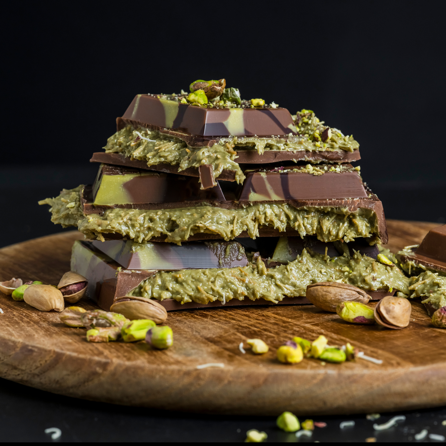1 Kilo Pistazien-Schokoladentafel