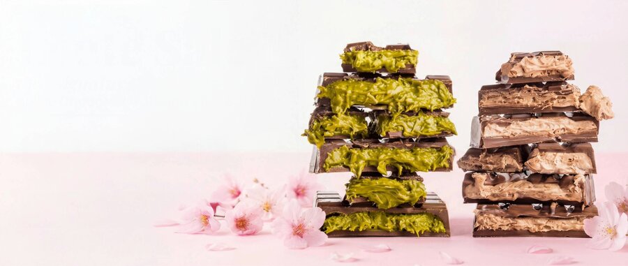 Dubai chocolade met pistache en kadayif